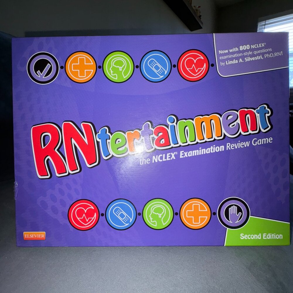 RNtertainment- the NCLEX Examination Review Game 2nd edition by Elsevier
